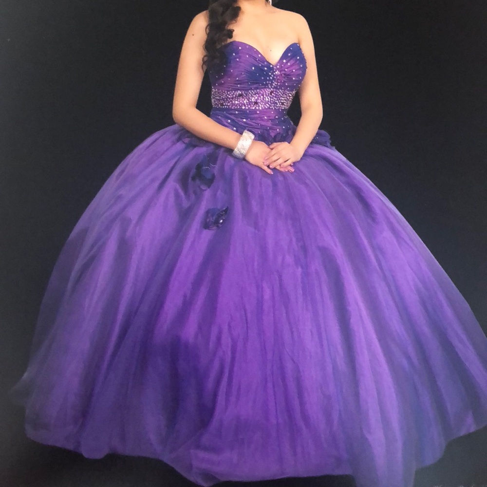 Purple Quinceañera dress